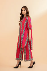 2-PC Printed Cotton Shirt with Trouser CPM-4-24S